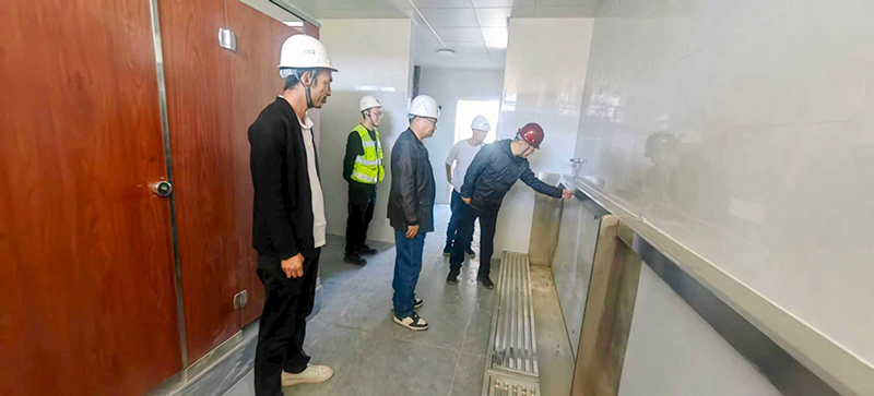 鄭州市建設(shè)投資集團(tuán)有限公司 第六十七高級中學(xué)項(xiàng)目部國慶、中秋安全生產(chǎn)檢查簡報(bào)